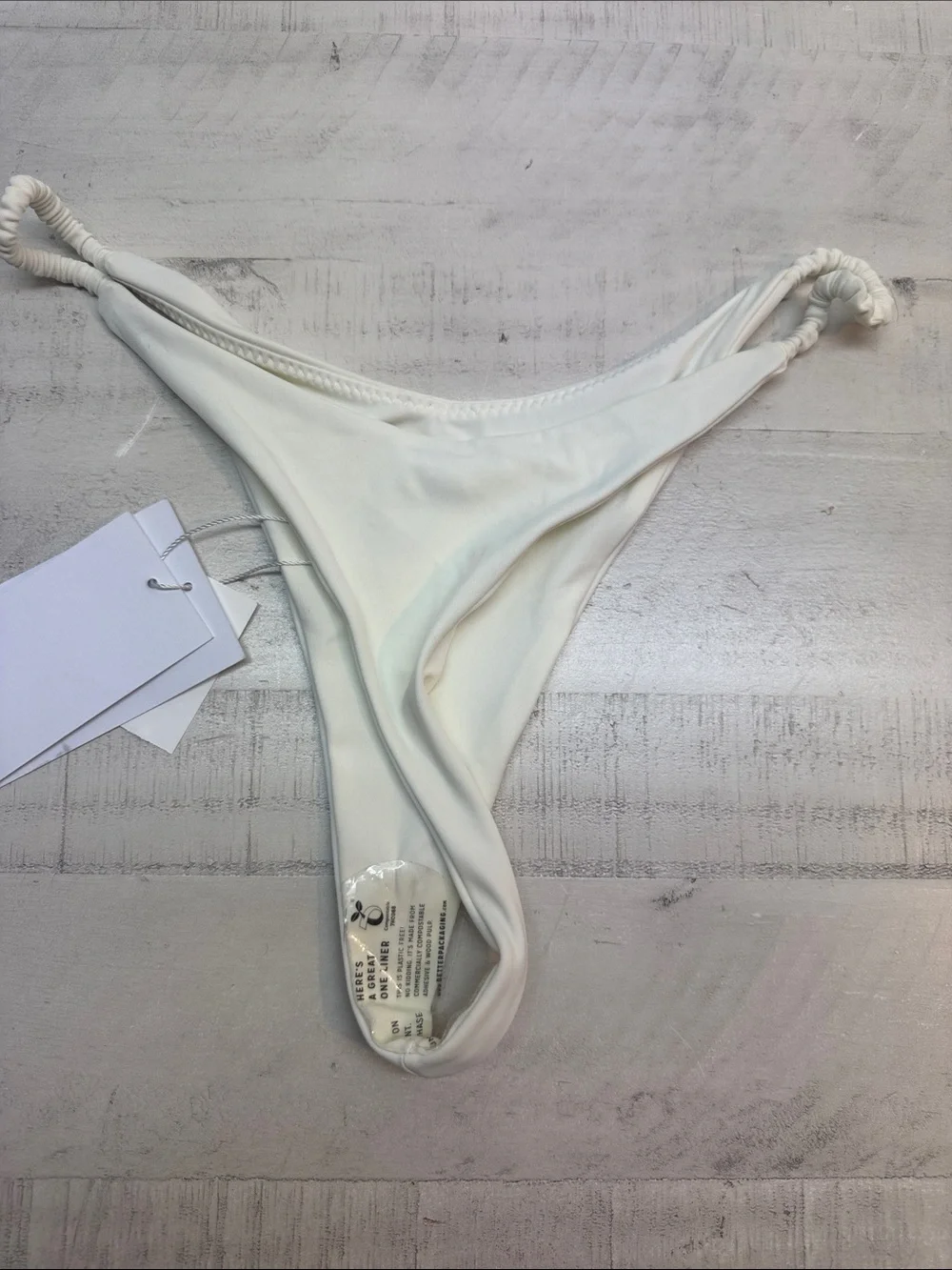 Palm swim + resort gathered elasticized